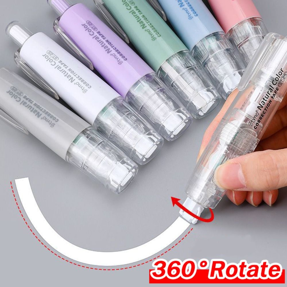 Correction Tape Roller - Substituível Core Correção Tape, Durable, Press
