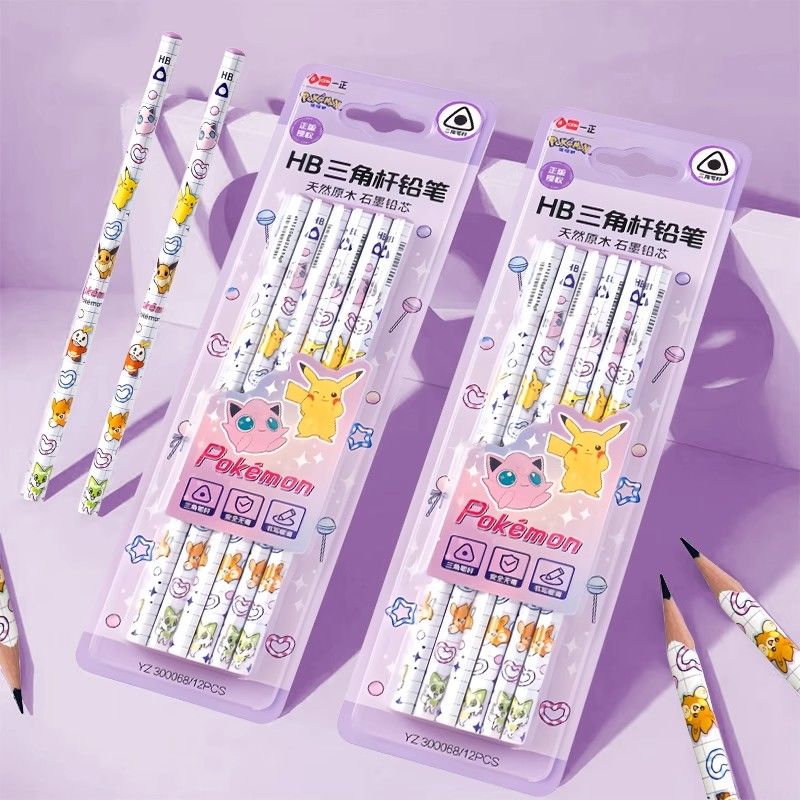Office Stationery And Supply - Lápis de Madeira Triangular Pokémon 2B,