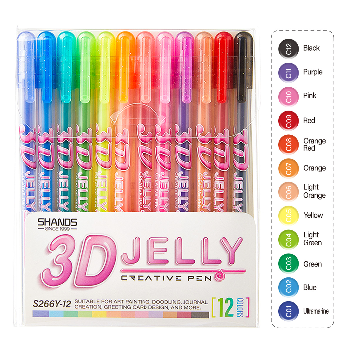 Gel Ink Pen Set - SHANDS Conjunto de canetas de gel