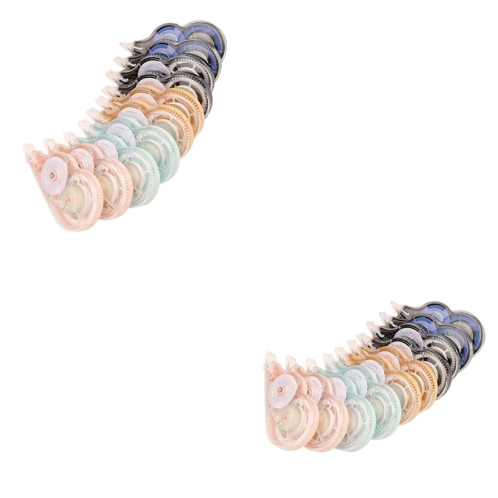 Correction Tape Roller - 10Pcs 8m x 5mm Rolo fita