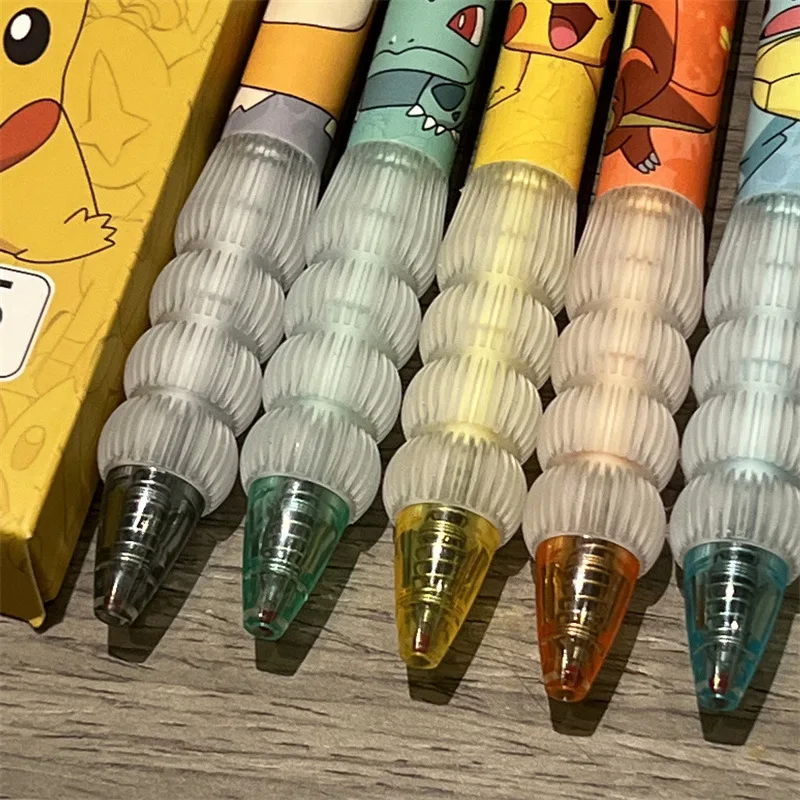 5 pçs pikachu gel caneta conju - Gel Ink Pen Set avaliação e preço