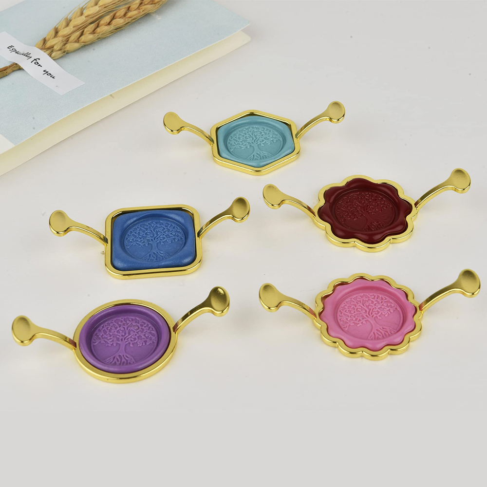 Kit de selo de cera de metal q - Wax Seal Stamp Kit avaliação e preço
