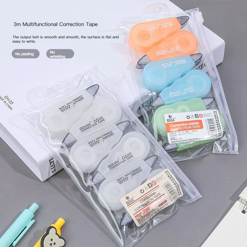 6 unidades/pacote fitas de cor - Correction Tape Roller avaliação e preço