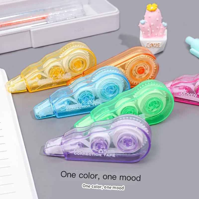 6 unidades/pacote fitas de cor - Correction Tape Roller avaliação e preço