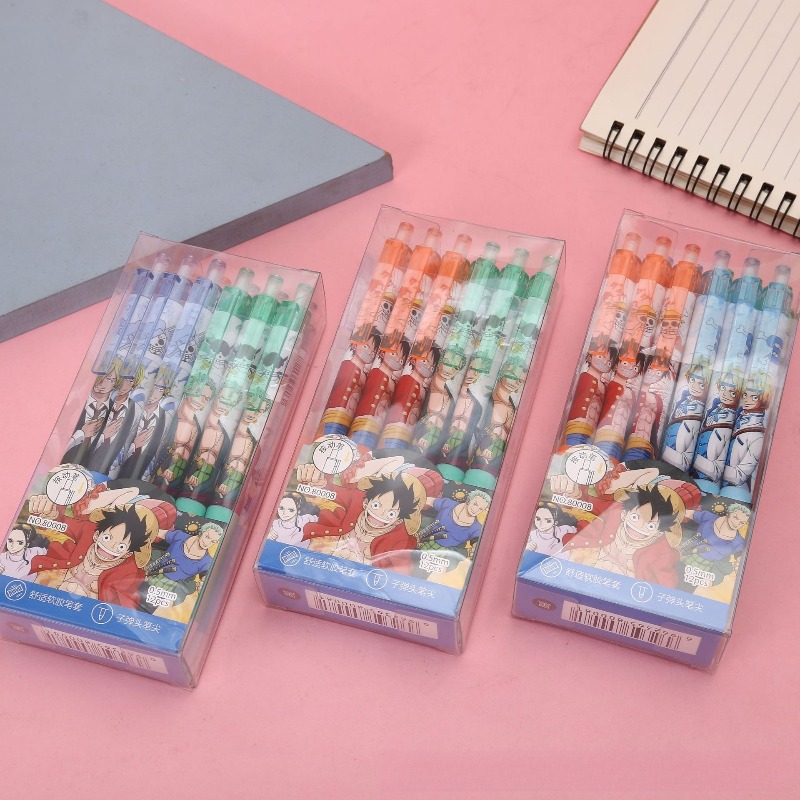 Caneta Gel Anime One Piece com - Gel Ink Pen Set avaliação e preço