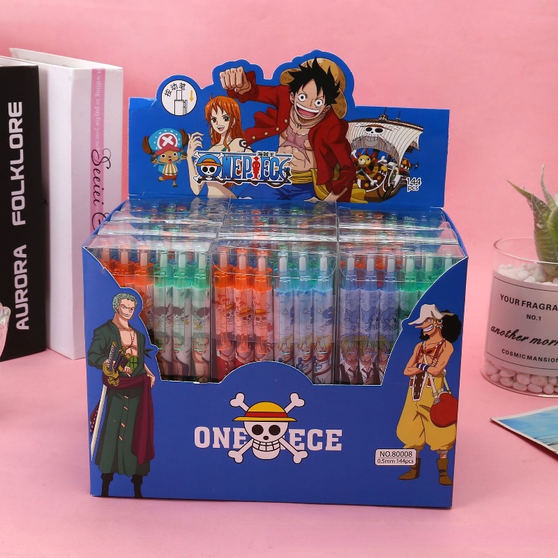 Caneta Gel Anime One Piece com - Gel Ink Pen Set avaliação e preço