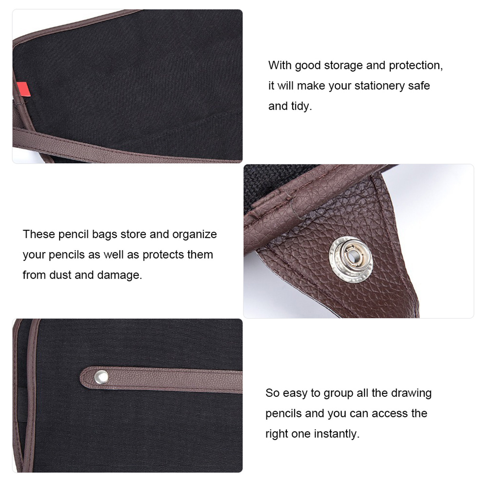 Estojo de Lona para Lápis com  - Pen Pouch Roll avaliação e preço